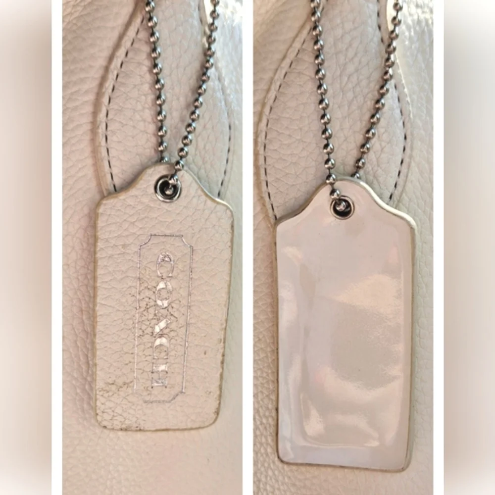 COACH | XL Parchment Shopper Travel Tote | Leather | Womens | Shoulder Bag - Picture 9 of 16